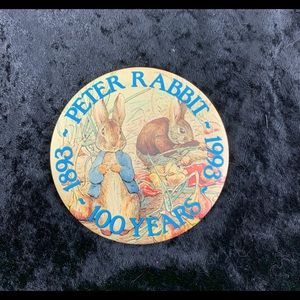 Peter Rabbit Commemorative Pocket Mirror Vintage